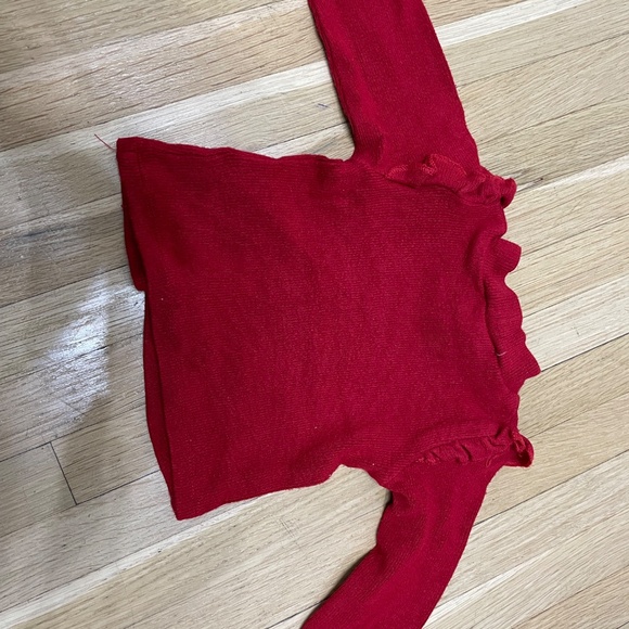Monnalisa red sweater baby 9 months - Picture 3 of 4